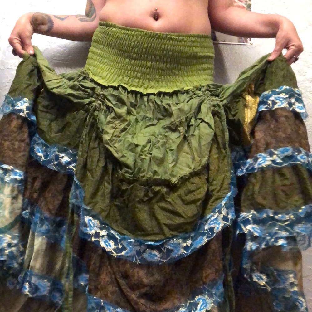 Handmade Boho Skirt - Picture 2 of 3